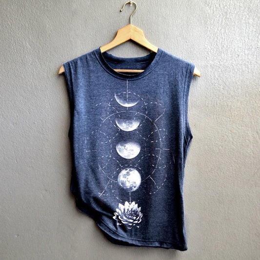 Women Moon tank